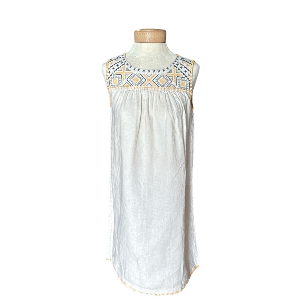 C&C California White Cream Embellished Sundress